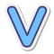 V icon