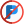 No Parking in private property of a location icon