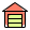 Closed private storage in-house garage layout unit icon