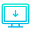 Monitor Download icon