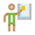 Glass wiping icon