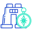 Binocular And Compass icon