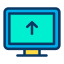 Monitor Upload icon