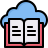 Book data cloud icon