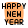 Happy new year text message for sharing icon