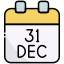 31 December icon