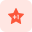 Single star rating for the below the average performance icon