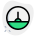 Analog gauge meter for speed test measurement icon