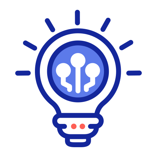 smart bulb icon