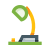 Table lamp icon