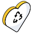 Heart Recycling icon