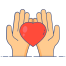 Hands Holding Heart icon