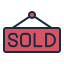 Sign Sold icon