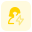 Flash logotype used for profile pictures as a indication of energized icon