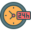 24 Hours Delivery icon