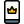 Membership crown badge for mobile online member icon