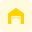 Open shutter of material handling storage unit icon