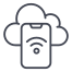 Cloud Wifi icon