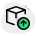 Export three dimensional software file isolated on a white background icon