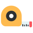 inches tape icon