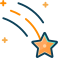 11-falling star icon