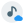 Music from the cloud computing streaming service icon