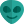 Alien head emoji used in instant messenger chat icon