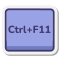 Ctrl + F11 icon