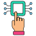 finger tap icon