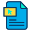 File with Cursor icon