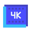 4K icon