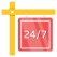 24/7 Hr Board icon