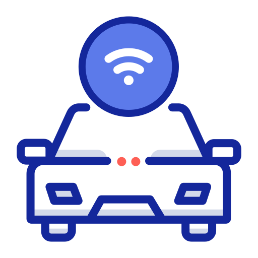 autonomous car icon