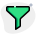 Funnel filter sorting tool for optimized results icon