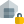 Locked pivate property warehouse with padlock symbol icon