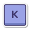 K Key icon