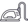 Steam iron icon