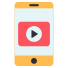 mobile video icon