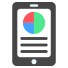 mobile analytics icon