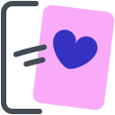 Swiping Heart Right icon