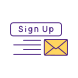 Sign Up To Send Messages icon