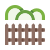 Garden fence icon