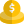 Dollar coin funds isolated on a white background icon