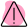 Triangular signboard with exclamation mark signal warning icon