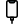 Mobile phone on charging with cable attached icon