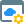 Cloud server setting on a web browser icon