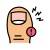 Toe Pain icon