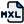 An MXL file is a compressed music score for music composition and notation icon