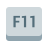 F11 Key icon