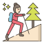 Hiking icon